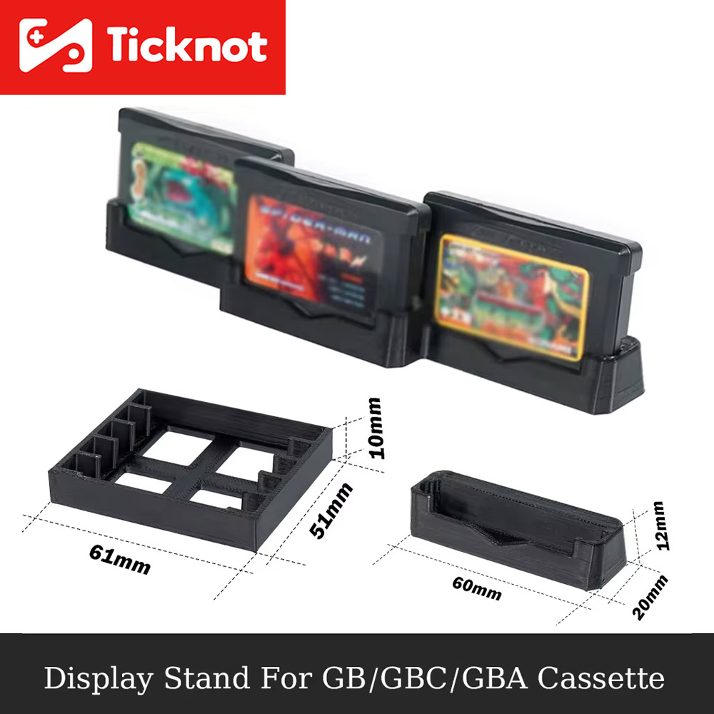 Game Boy Cartridge Holder - Support de stockage de jeux imprimé