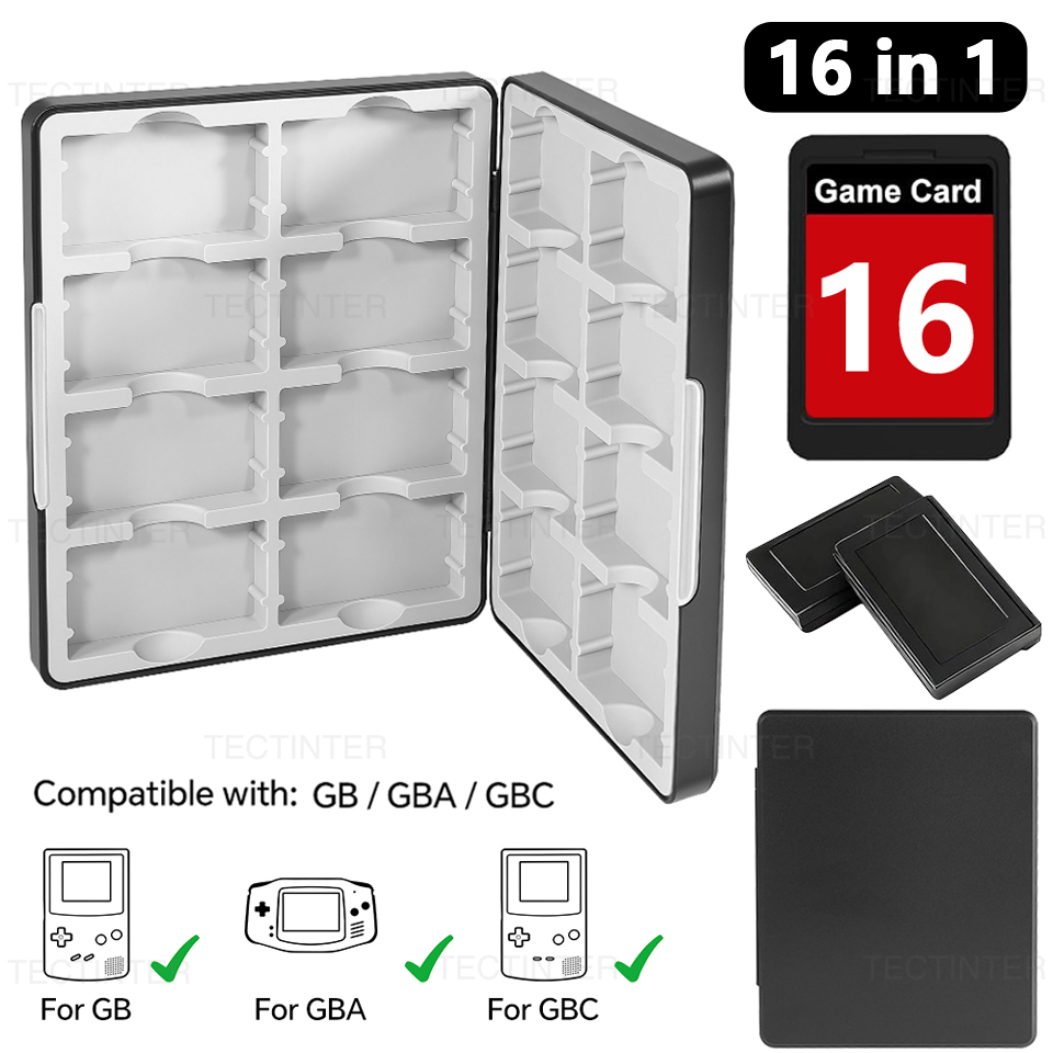 Game Boy Cartridge Holder - Boîte de rangement portable pour cartes