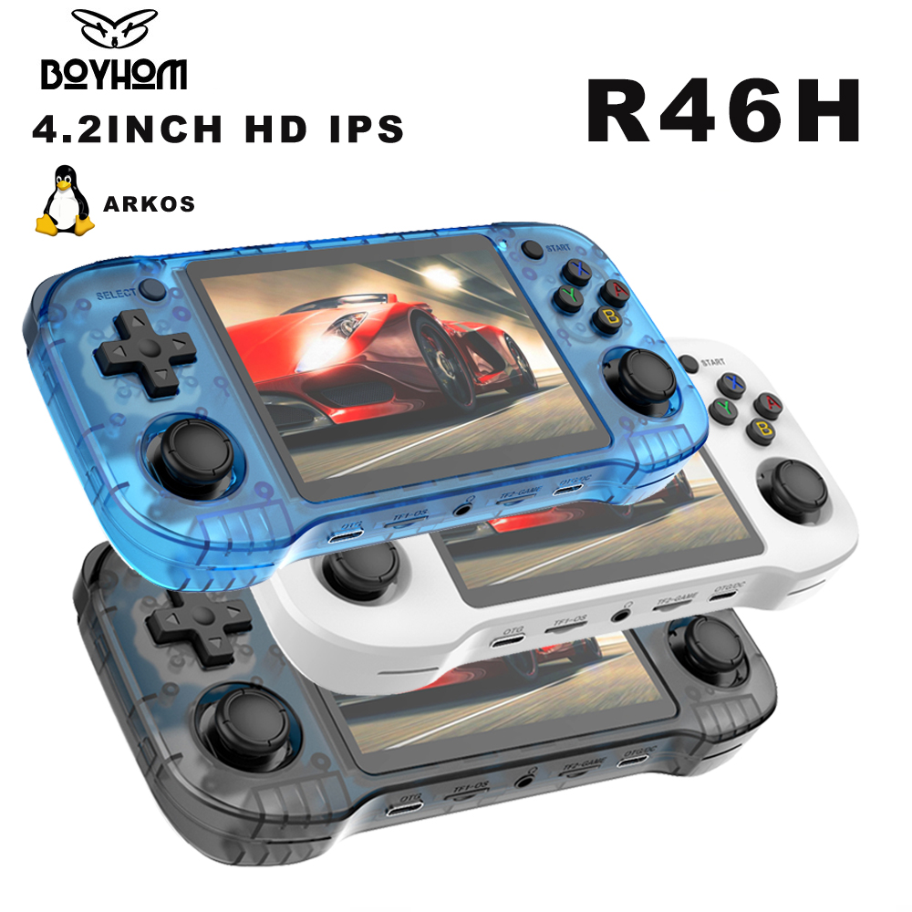 Retro Gaming On Linux - Console de jeu Portable rétro R46H,