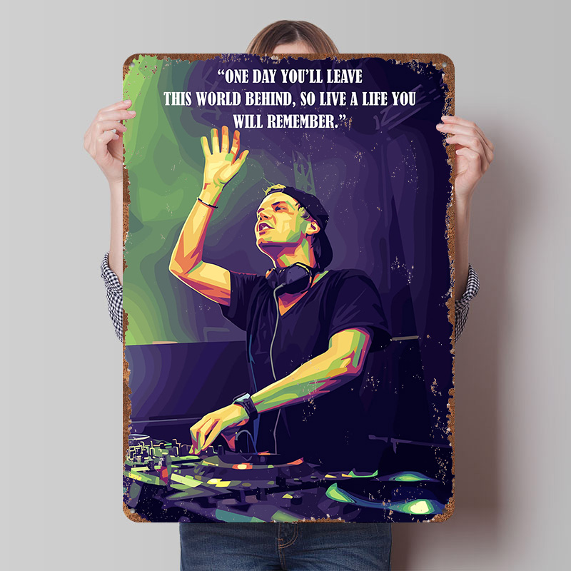 Retro Gaming Quotes - Affiche imprimée avec citations d'Avicii, art