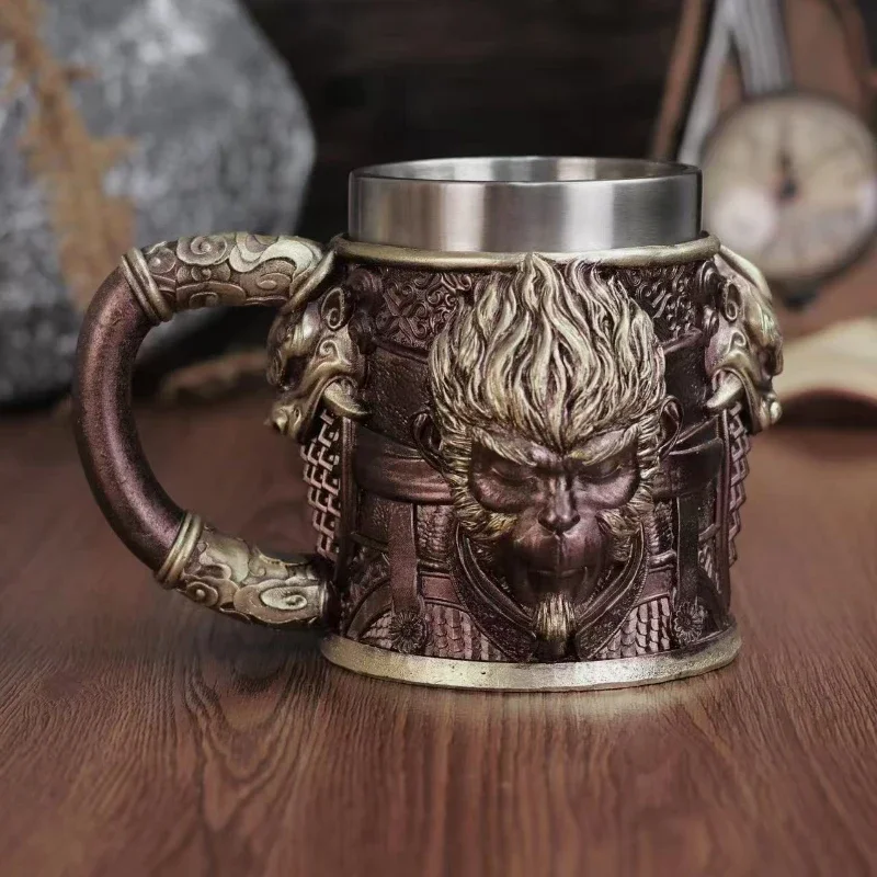 Retro Gaming Gifts For Men - Tasse à bière en résine Black