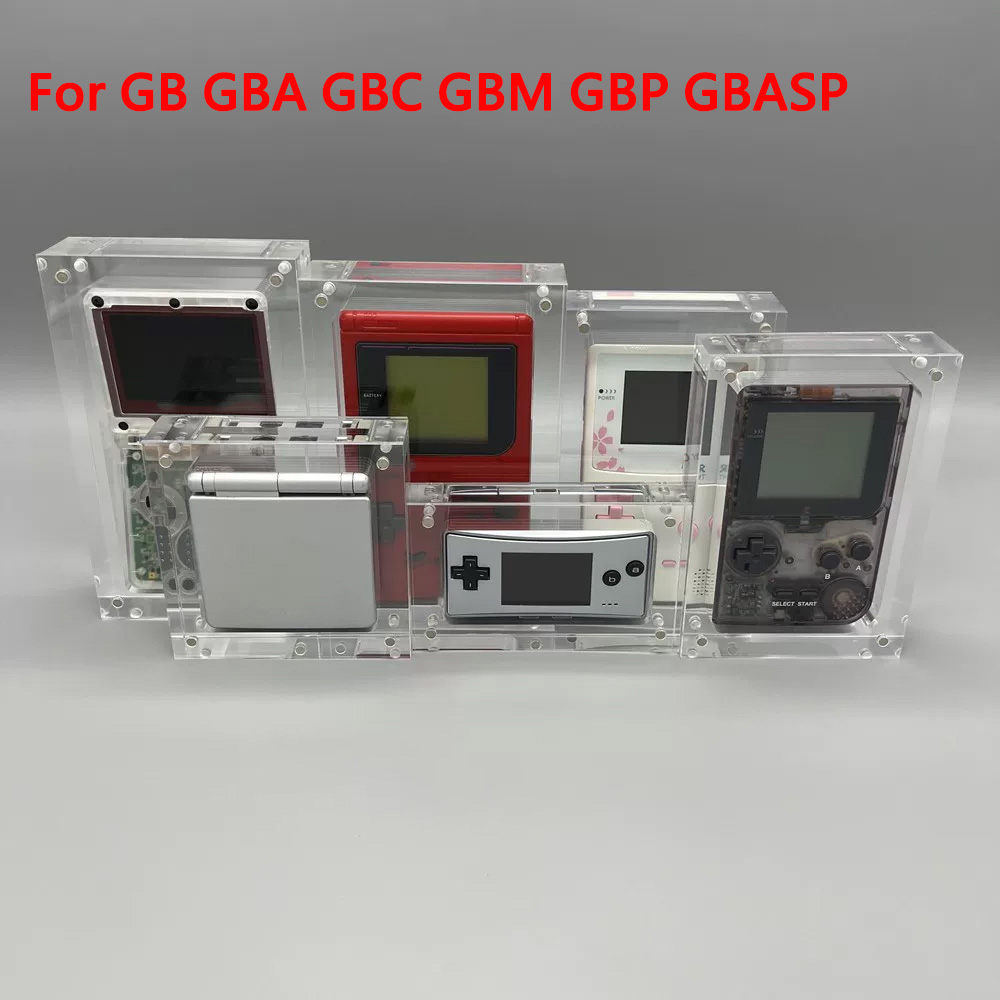 Game Boy Cartridge Holder - Boîte de protection en acrylique pour