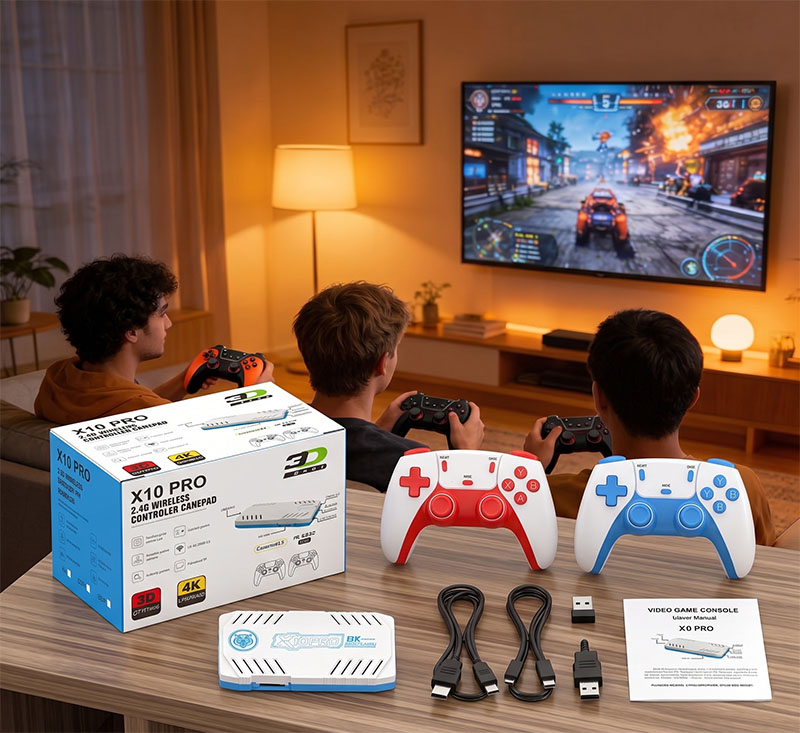 Retro Gaming For Tv - Console de jeu portable rétro X10