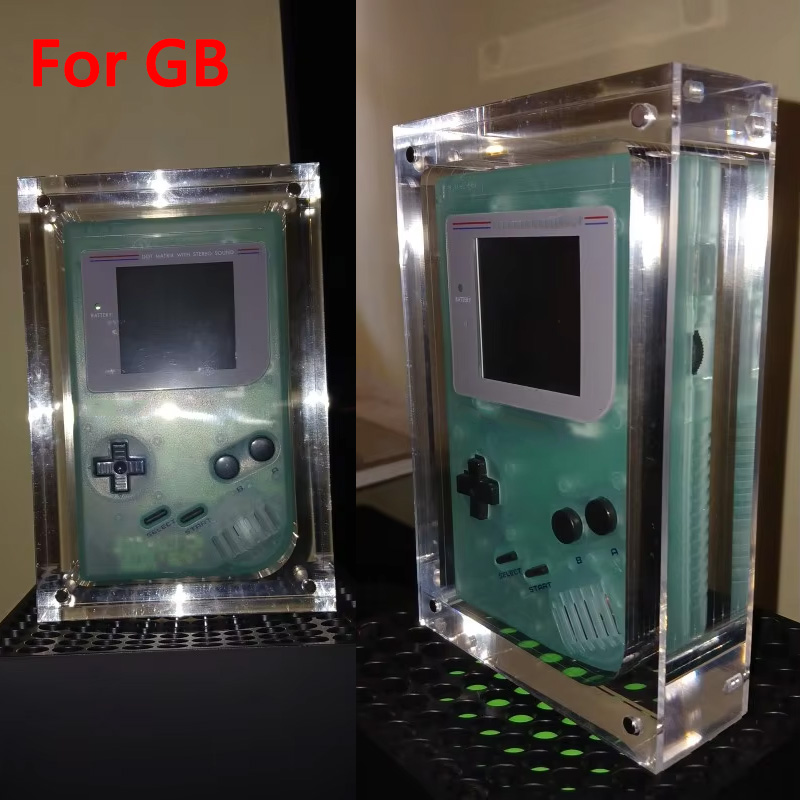 Game Boy Cartridge Holder - Boîte de rangement transparente en acrylique