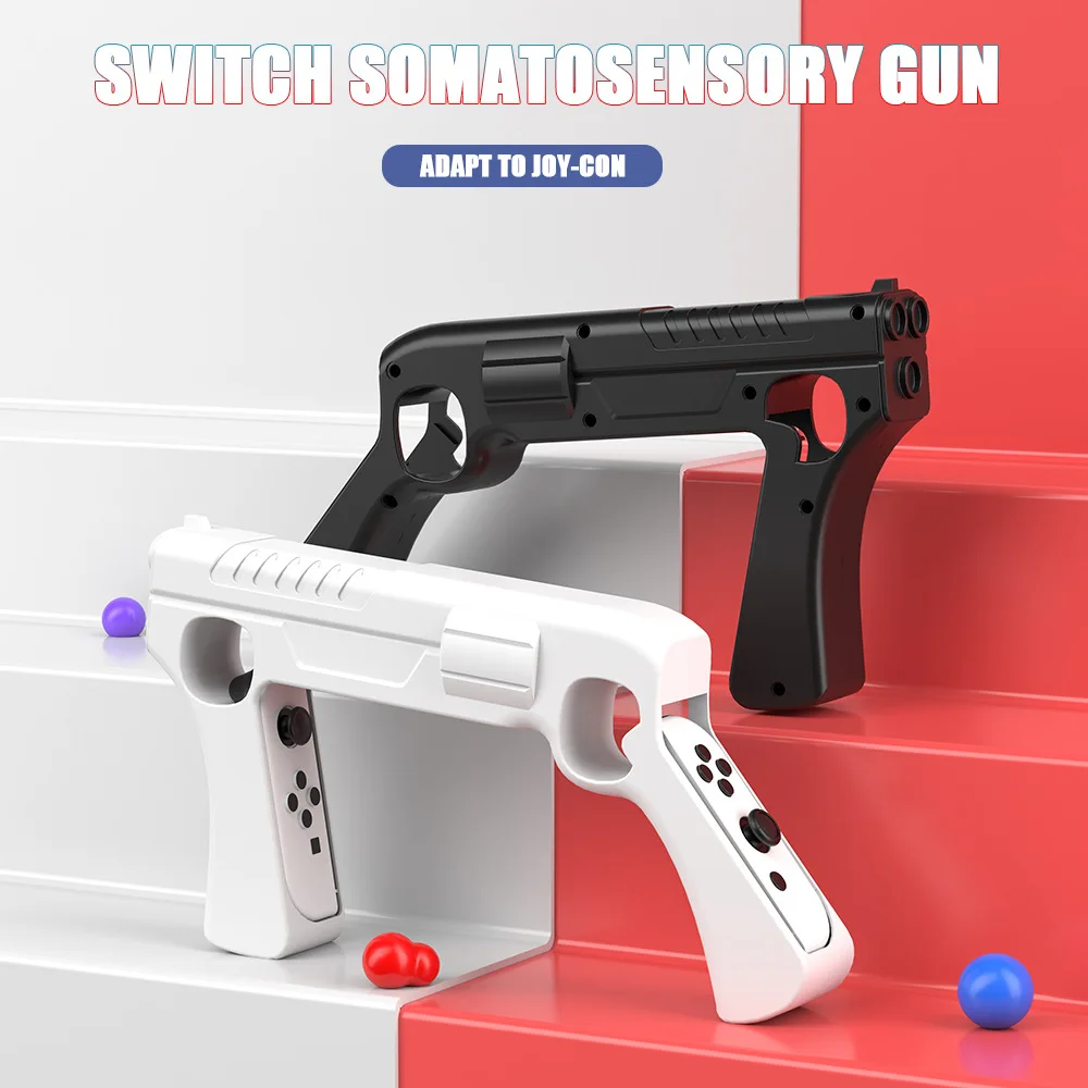 Retro Gaming Console Gun - Pour Nintendo Switch Ns Oled Joycon