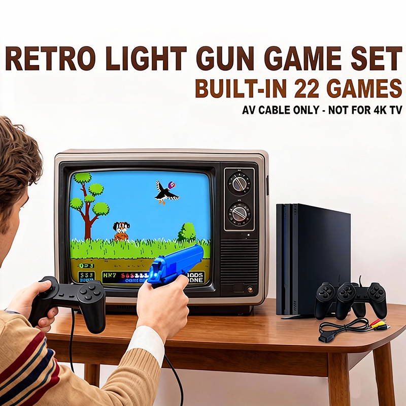 Retro Gaming Console Gun - Console de jeu de style PS