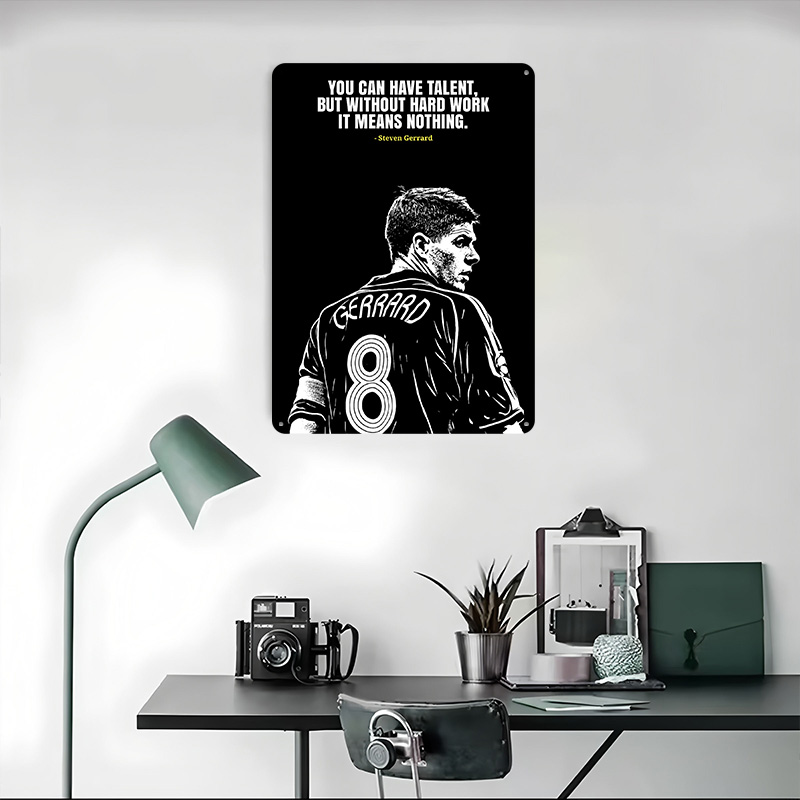 Poster métallique avec citatio - Retro Gaming Desk avis et prix