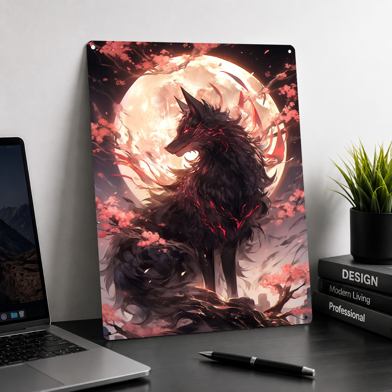 Affiche 3D texturée Kitsune Sa - Retro Gaming Desk avis et prix