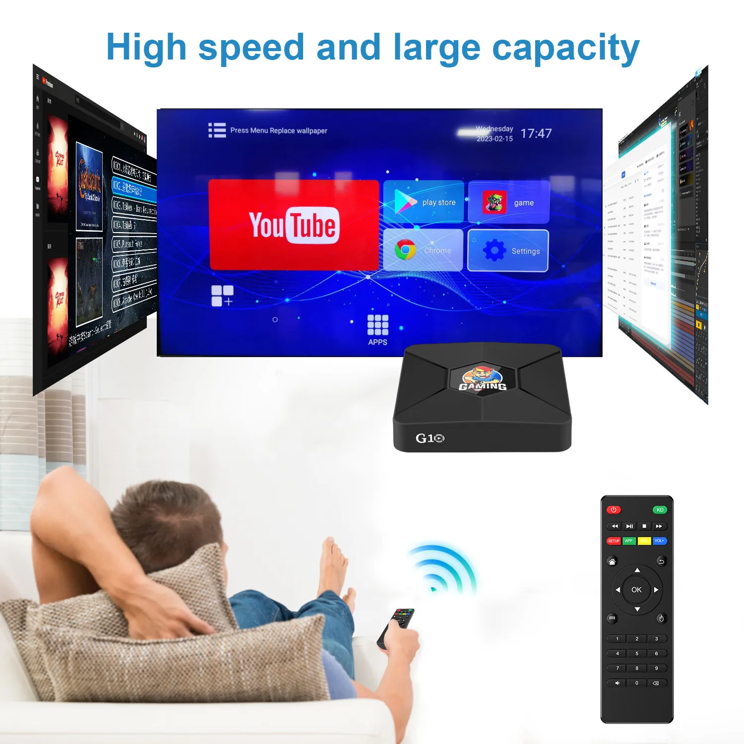 HaaYot Game Box 4K HD Smart An - Retro Gaming Tv Box avis et prix
