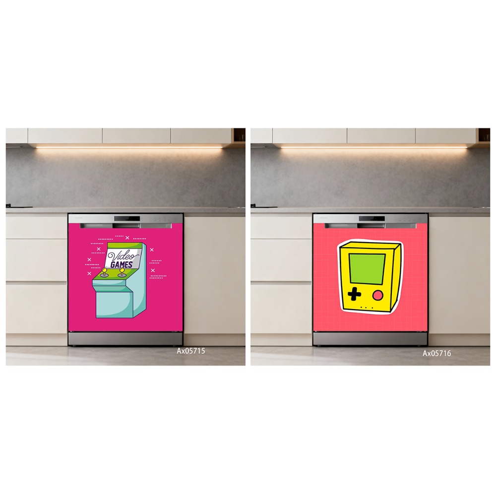 Autocollant de porte de lave-v - Retro Gaming Arcade Console avis et prix