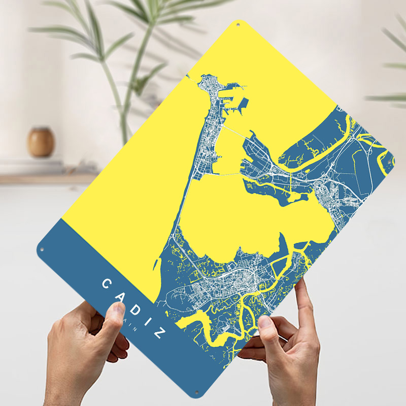 CADIZ – affiches en fer blanc  - Retro Gaming Desk avis et prix