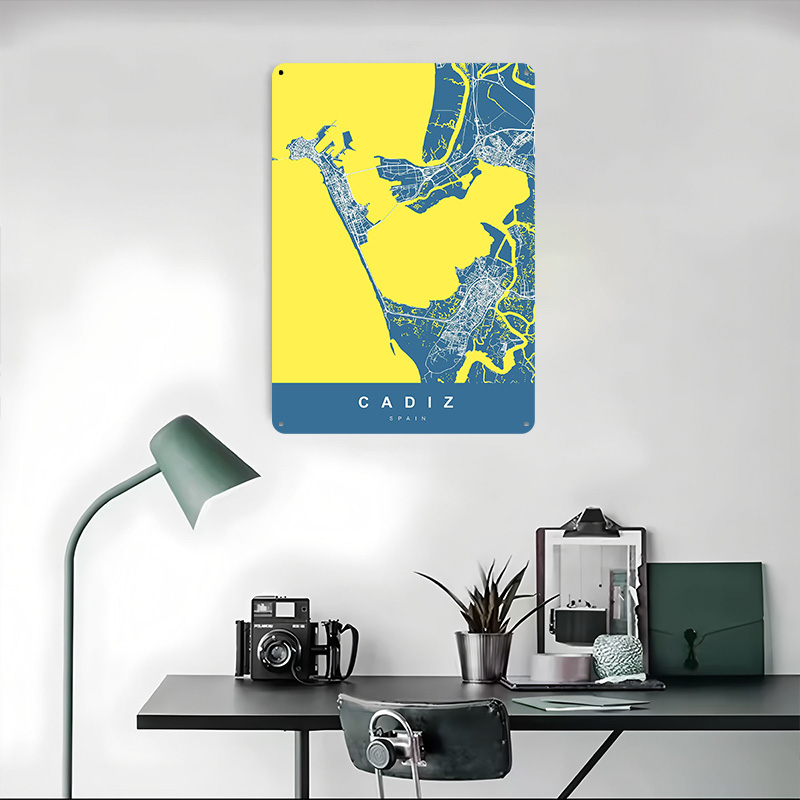 CADIZ – affiches en fer blanc  - Retro Gaming Desk avis et prix