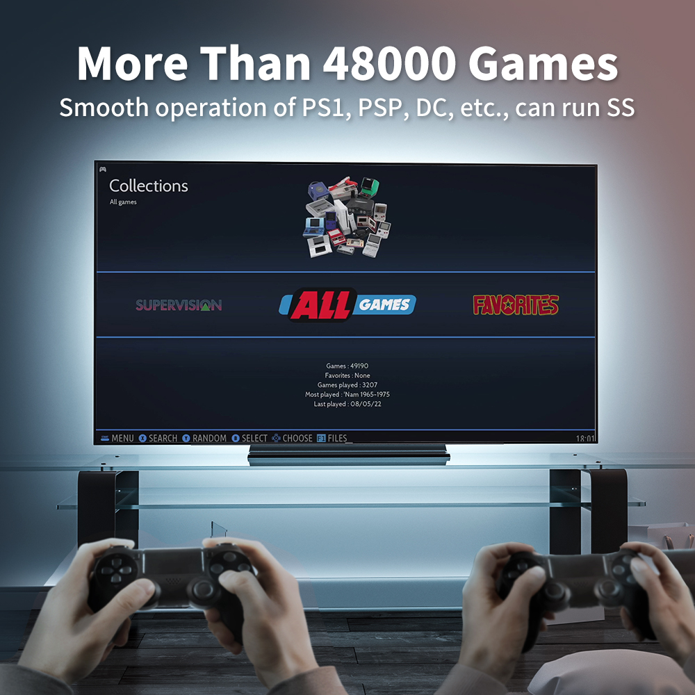 Console de jeux vidéo rétro 4K - Retro Gaming Tv Box avis et prix