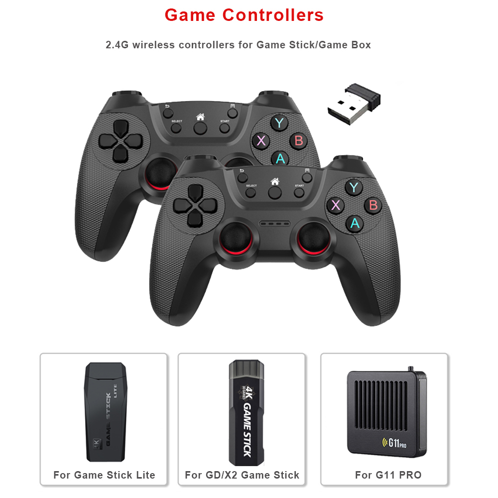 Manette de jeu sans fil pour t - Retro Gaming Tv Box avis et prix
