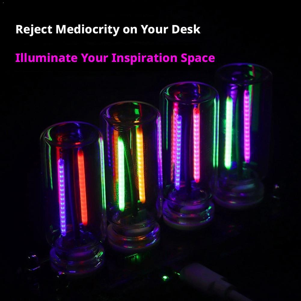 Lampe d'ambiance USB en verre, - Retro Gaming Desk avis et prix